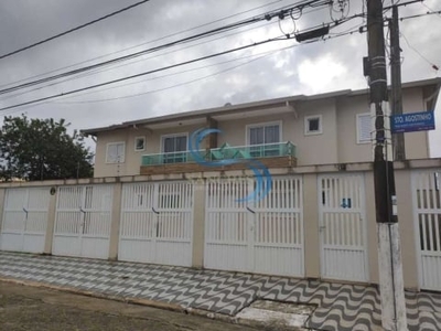 Casa em condomínio fechado com 2 quartos à venda na rua santo agostinho, 504, vila caiçara, praia grande, 41 m2 por r$ 325.000