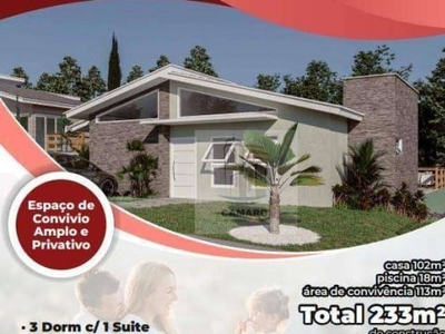 Chácara com 3 dormitórios à venda, 233 m² por r$ 795.800,00 - ibiúna - ibiúna/sp