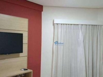 Flat com 1 dormitório à venda, 52 m² por r$ 310.000,00 - centro - indaiatuba/sp