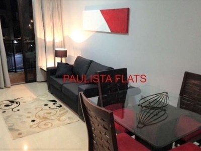 Flat com 1 quarto para alugar na rua brás cardoso, vila nova conceição, são paulo, 42 m2 por r$ 2.927