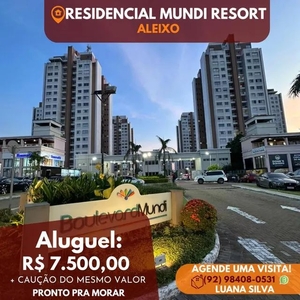 RESIDENCIAL MUNDI apartamento para aluguel com 3 quartos em Aleixo - Manaus - AM