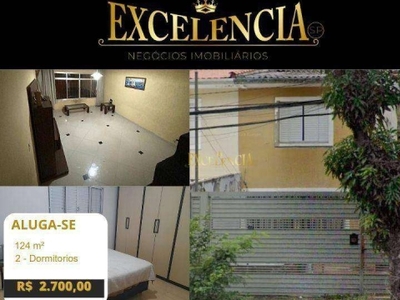 Sobrado com 2 dormitórios para alugar, 124 m² por r$ 2.757,00/mês - vila aurora - são paulo/sp