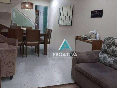 Sobrado com 3 dormitórios, 125 m² - vila marina - santo andré/sp