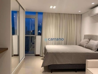 Studio com 1 dormitório para alugar, 31 m² por r$ 3.000/mês - agronômica - florianópolis/sc