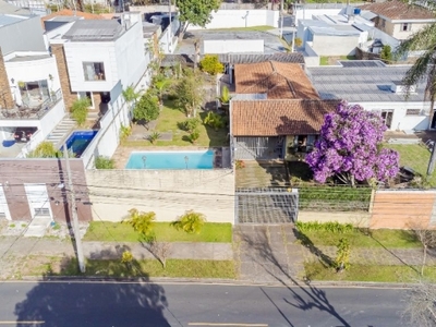 Terreno com casa à venda no bairro mercês, curitiba - paraná