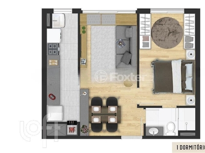 Apartamento 1 dorm à venda Rua Olavo Bilac, Azenha - Porto Alegre