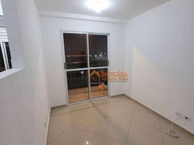 Apartamento com 2 dormitórios para alugar, 49 m² por r$ 1.990,00/mês - jardim albertina - guarulhos/sp