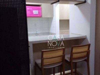 Flat com 1 dormitório, 35 m² - venda por r$ 180.000,00 ou aluguel por r$ 3.000,00/mês - centro - são vicente/sp