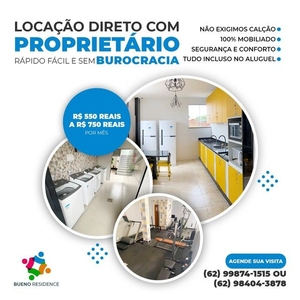 Apartamento para aluguel com mobília no Setor Bueno - Goiânia - GO