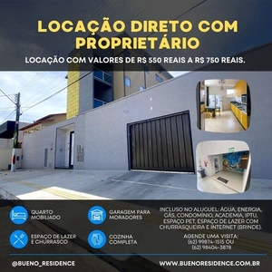 Kitnet/conjugado para aluguel com mobiliado no Jardim América - Goiânia - GO