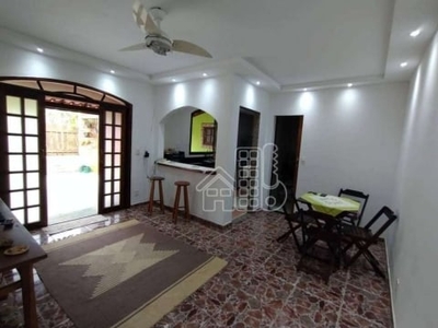 Casa com 2 dormitórios à venda, 80 m² por r$ 395.000,00 - barroco (itaipuaçu) - maricá/rj