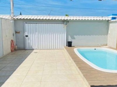 Casa linear com piscina no bairro novo portinho em cabo frio