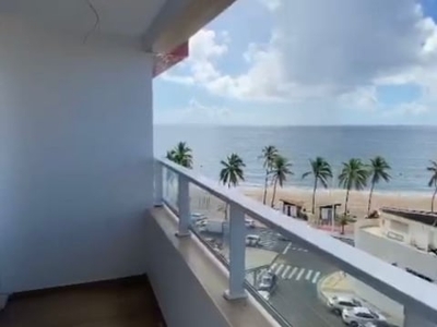Apartamento 1 quarto com varanda e vista mar a venda em pituba/amaralina