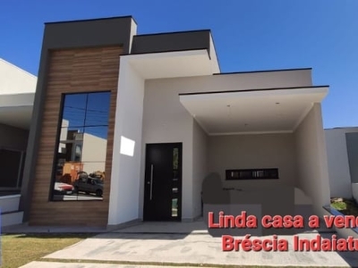 Casa nova a venda no Brescia Residencial- Indaiatuba