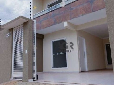 Sobrado com 3 dormitórios à venda, 121 m² por r$ 420.000,00 - jardim ipê - foz do iguaçu/pr