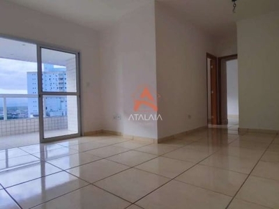 Apartamento com 2 quartos à venda na avenida presidente castelo branco, 15216, guilhermina, praia grande, 76 m2 por r$ 525.000