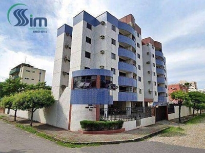 Apartamento nascente ,com 2 dormitórios e 2 banheiros à venda, 60 m² por r$ 300.000 - fátima - fortaleza/ce