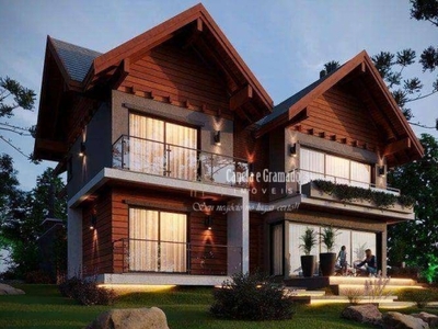 Casa com 4 dormitórios à venda, 355 m² por r$ 4.090.000,00 - reserva da serra - canela/rs