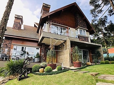 Casa em condomínio fechado com 5 quartos à venda na rs - 235, vale das colinas, gramado, 567 m2 por r$ 8.900.000
