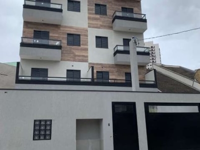 Cobertura com 2 quartos à venda na rua santa carolina, --, vila são pedro, santo andré por r$ 450.000