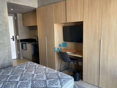 Kitnet com 1 dormitório à venda, 24 m² por r$ 460.000 - consolação - são paulo/sp