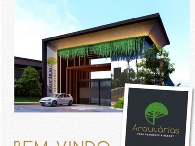 Lotes no araucárias park residencial & resort, 200m² a 392m²