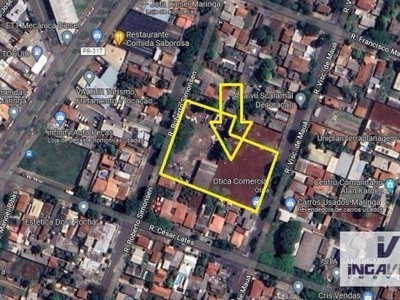 Terreno à venda, 7000 m² por r$ 5.000.000,00 - jardim alvorada - maringá/pr