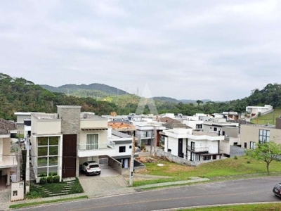 Terreno em condomínio fechado à venda na rua guilherme zilmann, 186, vila nova, joinville por r$ 419.000