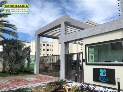 Apartamento com 2 dormitórios para alugar, 42 m² por R$ 1.445/mês - Messejana - Fortaleza/