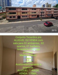 Apartamento para aluguel com 56 metros quadrados com 2 quartos em Chapada - Manaus - AM