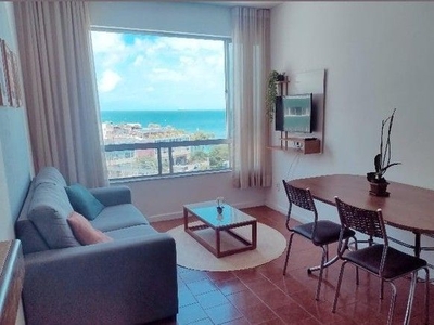 Apartamento para Aluguel com42 m 1 quarto vista mar na Barra - Salvador - BA