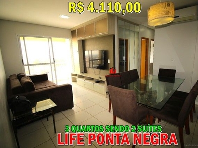 Life Ponta Negra para aluguel 85m² com 3 quartos em Santo Agostinho - Manaus - AM