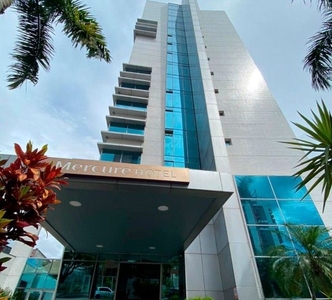Lindo flat mobiliado para alugar, no Mercure Hotel 36m². Bairro Adrianópolis - Manaus