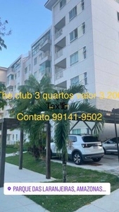 THE CLUB 3 QUARTOS PARQUE LARANJEIRAS