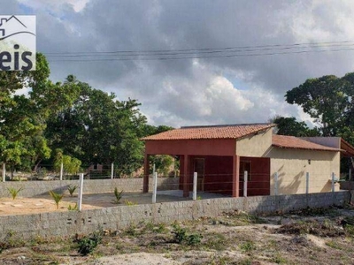 Casa com 2 dormitórios na praia prea jericoacoara ceara à venda, 112 m² por r$ 290.000 - caiçara - cruz/ce