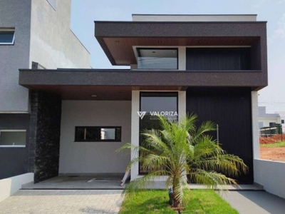 Casa com 3 dormitórios à venda - condomínio villagio ipanema i - sorocaba/sp