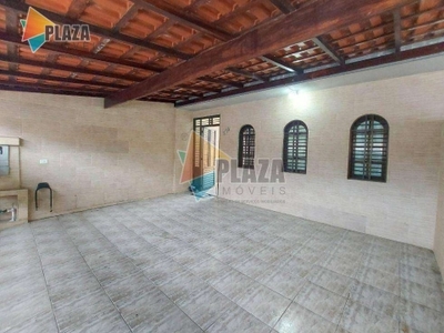 Casa com 3 dormitórios para alugar, 125 m² por r$ 3.400,00/mês - boqueirão - praia grande/sp