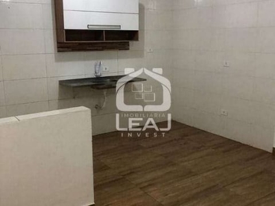 Kitnet com 1 dormitório para alugar, 45 m² por r$ 1.200,00/mês - jardim piracuama - são paulo/sp .