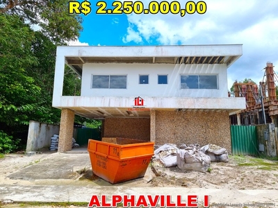 Alphaville Manaus 1, Casa Duplex em Obras, Piscina, Espaço Gourmet, Oportunidade