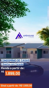 . Ano novo de casa nova 2/4 com área de lazer completa AP