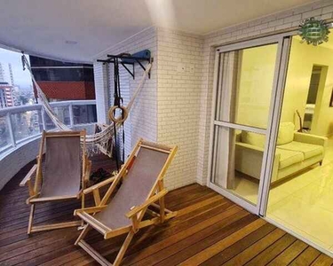 Apartamento 2 dormitórios, 1 suíte, 2 vagas, vista mar, à venda, 93 m² por R$ 665.000 - Vi