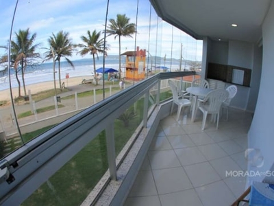 Apartamento 4 quartos frente mar em meia praia - itapema