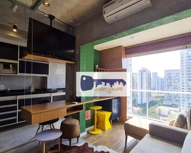 Apartamento com 1 dormitório à venda, 34 m² por R$ 610.000,00 - Brooklin - São Paulo/SP