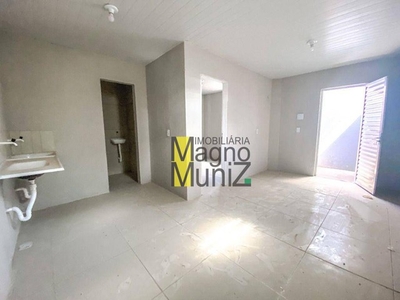 Apartamento com 1 dormitório para alugar, 35 m² por R$ 570,00/mês - Alto Alegre - Maracana
