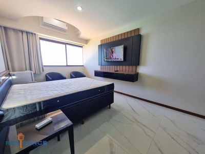 Apartamento com 1 dormitório para alugar, 65 m² por R$ 3.600/mês - Praia da Costa - Vila V