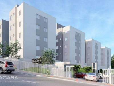 Apartamento com 2 dormitórios à venda, 44 m² por R$ 184.900,00 - Pousada Del Rey (São Benedito) - Santa Luzia/MG