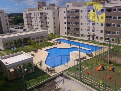 Apartamento com 2 dormitórios para alugar, 47 m² por R$ 992,00/mês - Messejana - Fortaleza