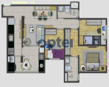 APARTAMENTO COM 3 DORMITÓRIOS À VENDA, 73 M² POR R$ 616.000 - VILA ASSUNÇÃO - SANTO ANDRÉ