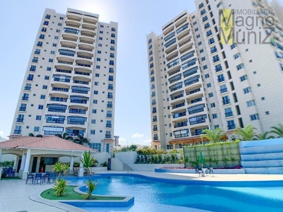 Apartamento com 3 dormitórios para alugar, 78 m² por R$ 4.366,76/mês - Dunas - Fortaleza/C