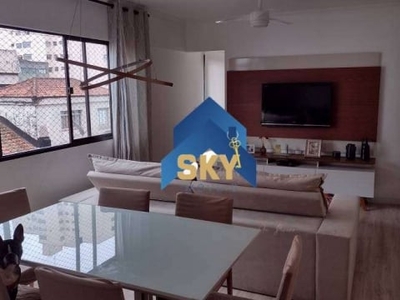 Apartamento com 3 quartos à venda na Rua Cândido Rodrigues, 01, Centro, São Vicente, 110 m2 por R$ 595.000